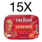 King Oscar Sardines in Tomato Sauce Sardiner i Tomat Norwegian Food 15X106g