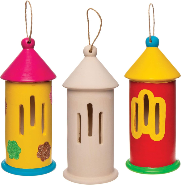 Keramik-SchmetterlingshäUschen (2 StüCk) – Keramik Zum Bemalen FüR Kinder-image