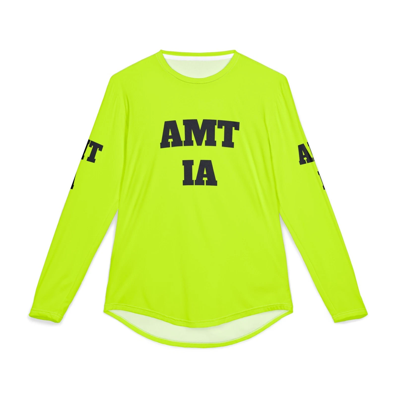 AMT IA Men's UV Protection Yellow Long Sleeve Shirt, Aviation Maintenance, MRO