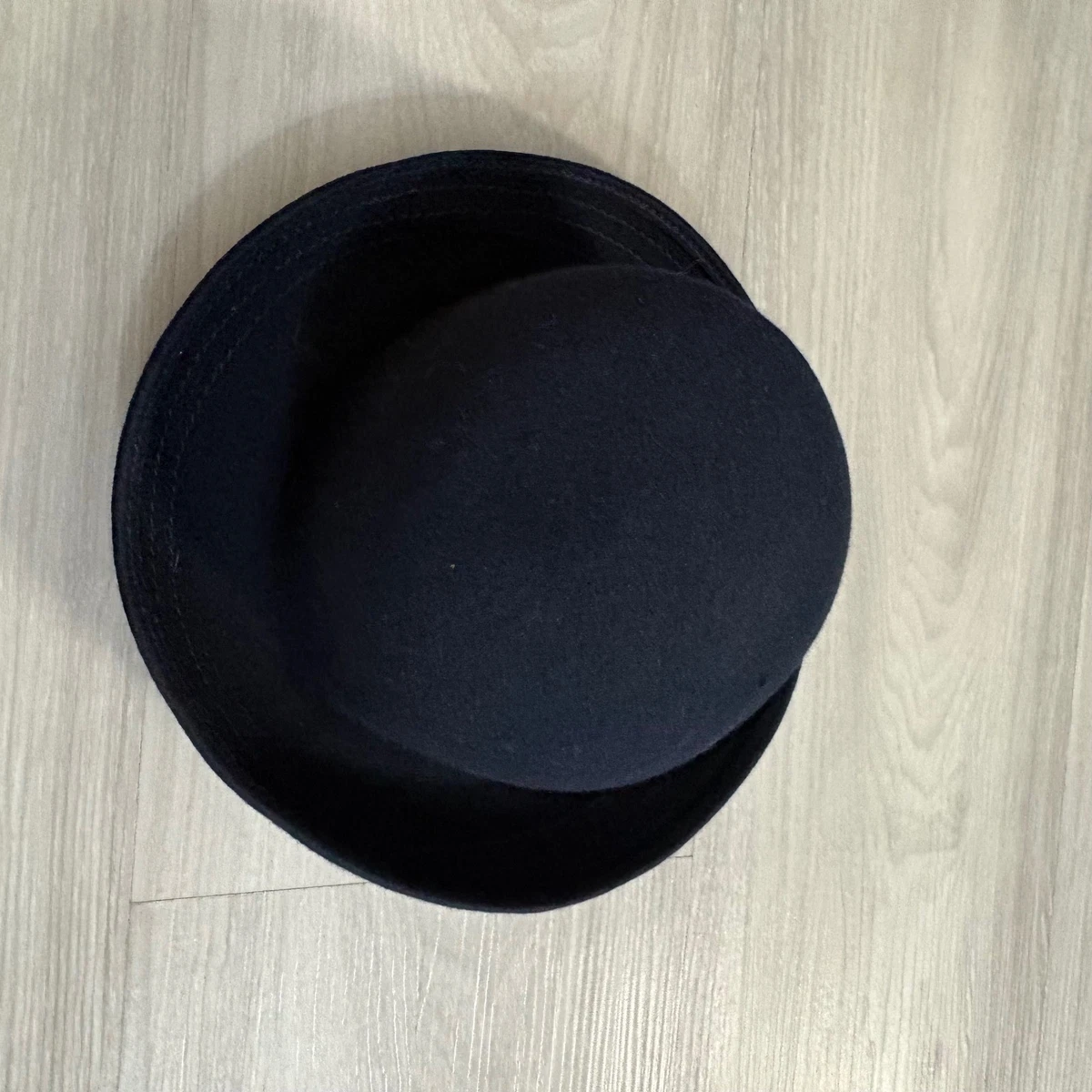VTG Brown Wool Bowler Hat Womens One Size Feathered Trim Felt Derby Church Derby 100% Wool Vintage Hats for Women for sale | eBay main image 4