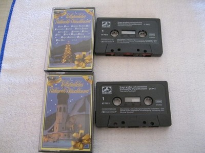 2 MC Volkstümliches Weihnachts-Wunschkonzert Tape Marcato 67 701 3 / 67 700 5