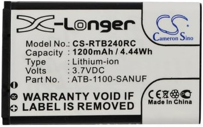 Control Battery 3.7V 1200Mah Li-Ion Fits RTI Pro, Pro24.Z, Pro24.R, Pro24.I, Pro