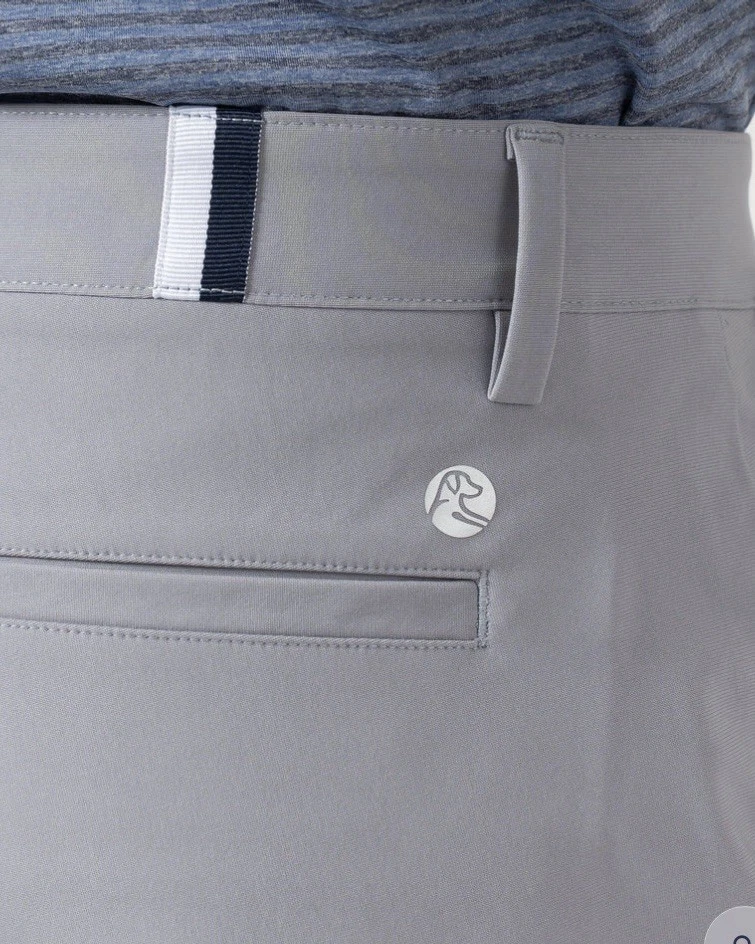 Rhoback Looper Delta Shorts Men's 34 Grey Stainless Steel Golf