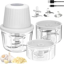 Mini Food Processor Cordless Set with Multiple 3*(400Ml+250Ml+100Ml) 