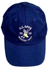 Vintage Golf Hat US Open 2020 WINGED FOOT Country Club, USGA Member Cap, EUC