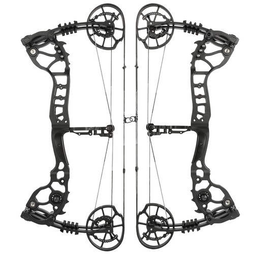 20-70lbs Compoundbogen Stahlkugel Pfeil Jagdbogen Bogenschießen Jagd RH LH - Picture 14 of 18
