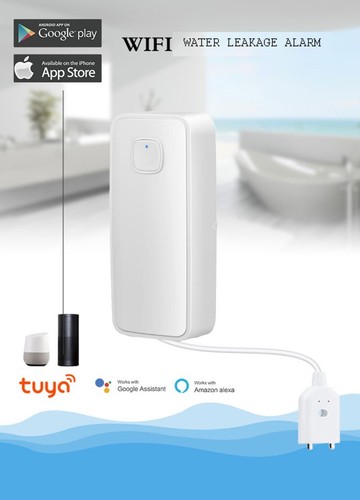 Smart WiFi Water Leak Sensor Flood Leakage Level Alarm Detector