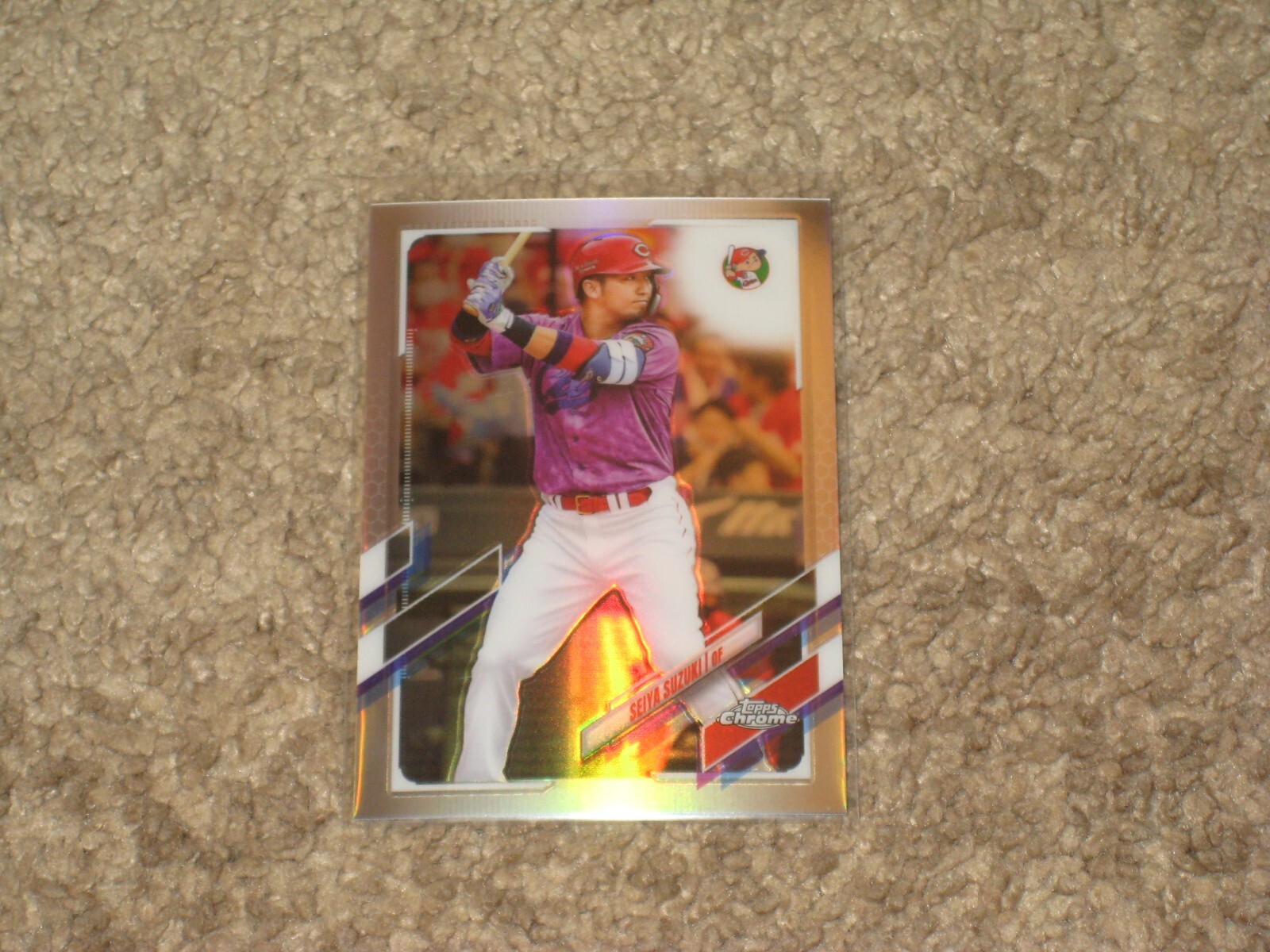 2021 Topps Chrome NPB Seiya Suzuki #139 Chrome Refractor Hiroshima Toyo Carp