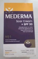 LOT OF 7 Mederma Scar Cream 0.7 oz Sunscreen SPF 30 
