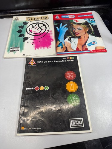 Lot of 3 blink-182 Guitar Tab Sheet Music Punk Song Books Enema of the State+++