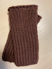 Pulswärmer Armstulpen Braun 21cm frisch handgestrickt 🥰
