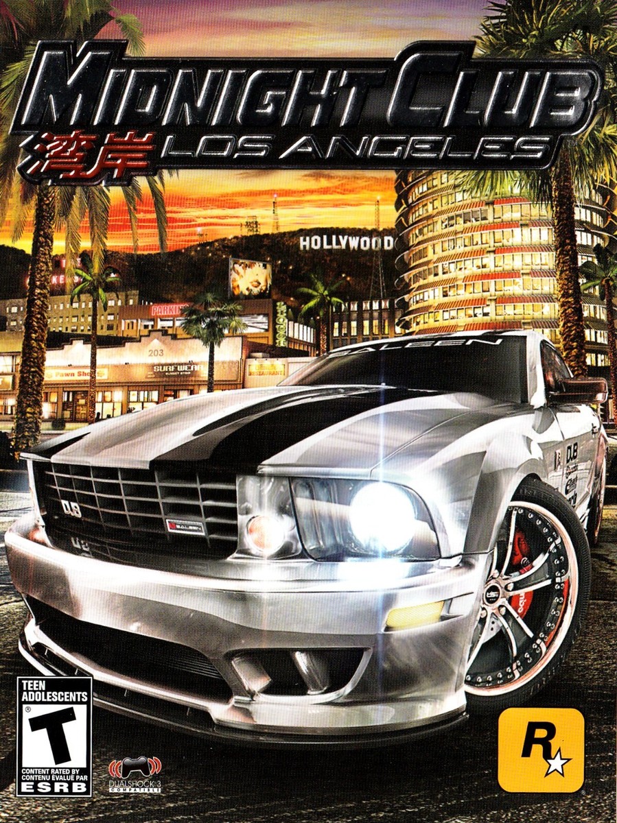 B2大 ポスター　ミッドナイト クラブ ロサンゼルス Xbox360 Midnight Club Los Angeles XBOX 360 PS3 BOX ART Glossy POSTER