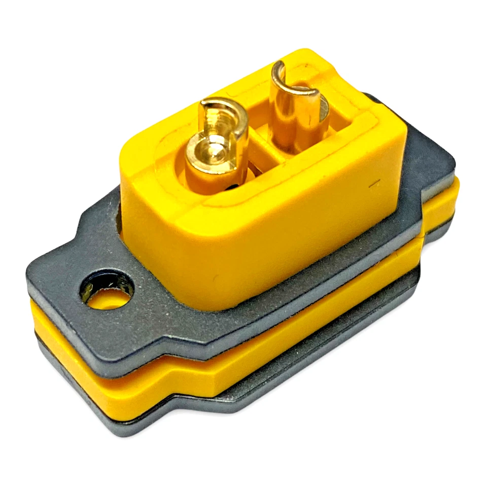 3x Goldstecker XT60BE-F Einbaustecker mit Gummikappe Buchse Female XT60 Lipo RC - Bild 2 von 4