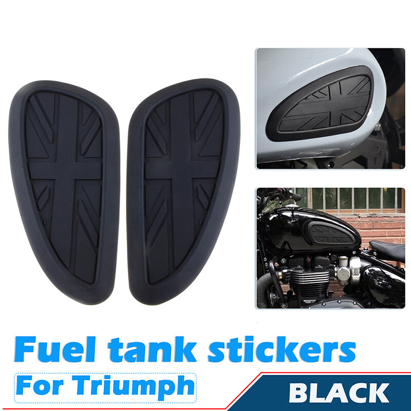 Gas Tank Knee Pad Protector Rubber Rubber Fit For Triumph Bonneville