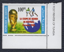 DJIBOUTI 2005, Soccer World Cup 2006, MNH, Yvert 863, Mi 807A, SG 1268, Sc 844