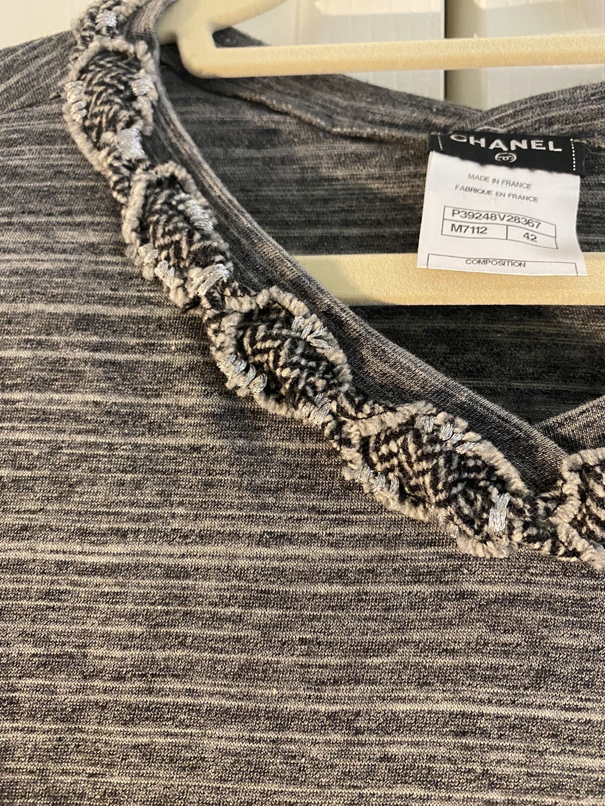 Chanel Pullover Blouse with Sequins - image 4