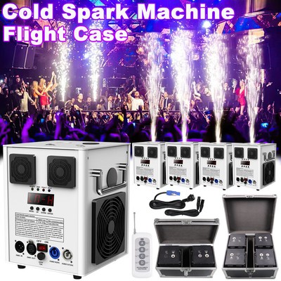 4PCS Large Cold Spark Machine 700W DMX Stage Firework Machine 6.6-9.8ft Wedding