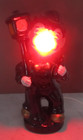 Vintage Drunk Hobo Holding a Lamp Post Red Nose Lights. Japan. Works Red Clay — photo 2