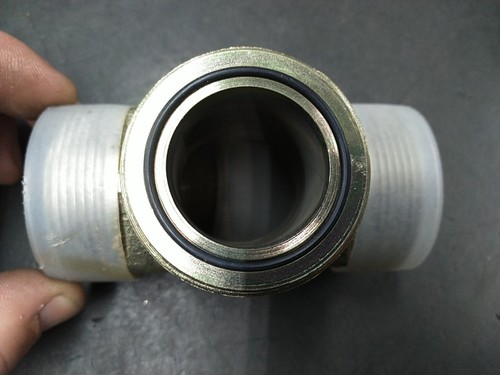 Parker 24 JLO-S 1-1/2" ORFS-24 Hydraulic Union Tee - Picture 2 of 2