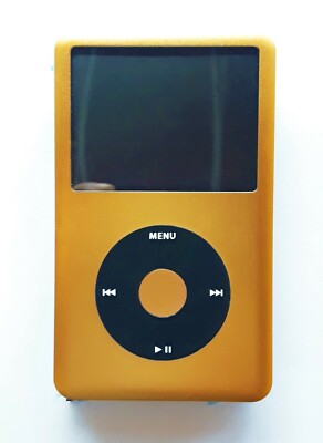 512GB SD IPOD CLASSIC GOLD BLACK! ROCKBOX! 6TH GEN! METAL