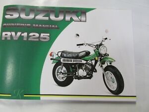 Suzuki RV125 owners manual 1973 RV125k | eBay