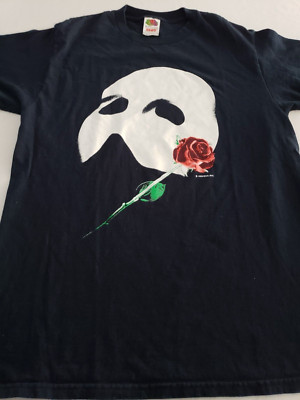 VINTAGE PHANTOM OF THE OPERA 1986 FRUIT OF LOOM 1986 TSHIRT MEDIUM