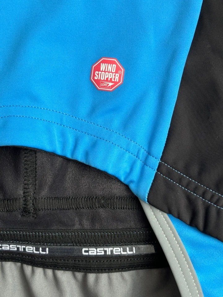 Castelli Rosso Corsa Cycling Windstopper Gabba Short Sleeve Jacket Men's Small - Image 4 of 4