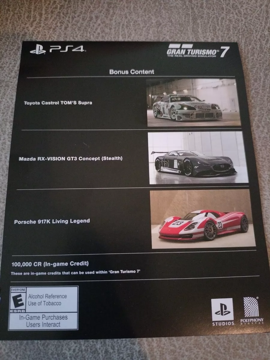 Gran Turismo 7 PS4 (Comp. PS5)