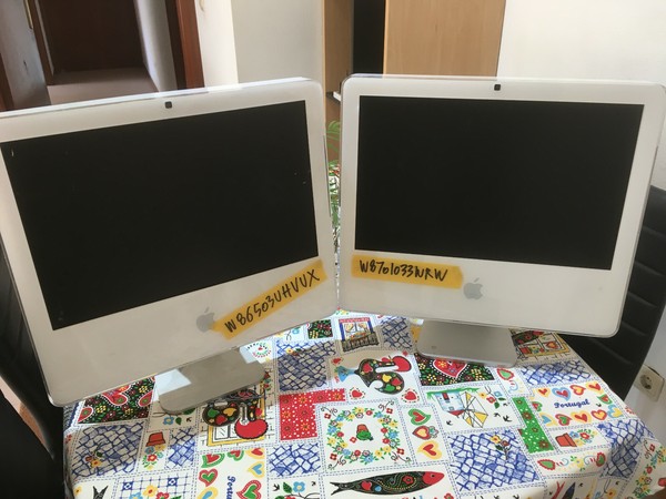PACK of 2 APPLE iMAC's for PARTS