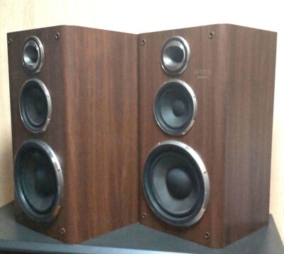 Onkyo D77FX Speakers Left Right Pair Good Condition Horn