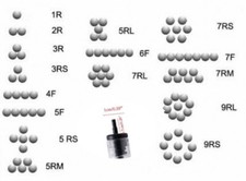 10Pc Disposable Tattoo Cartridge Needle RL/RS/F/M1 Replace For Cheyenne Hawk Pen