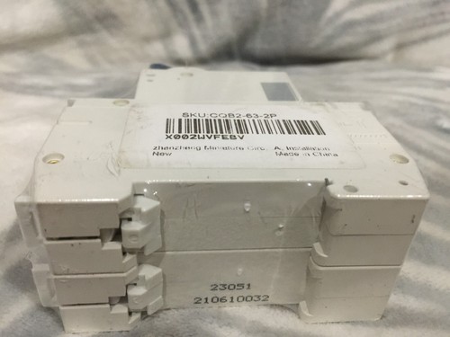 Interruptor Circuito CHAC CQB2-63 C16 230/400V GB/T10963.1 IEC60898-1 6000A Nuevo C7 - Imagen 6 de 6