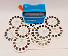 View-Master Blue 3-D COMPATIBLE W/12 REELS SAN FRANCISCO THE LION KING AND MORE