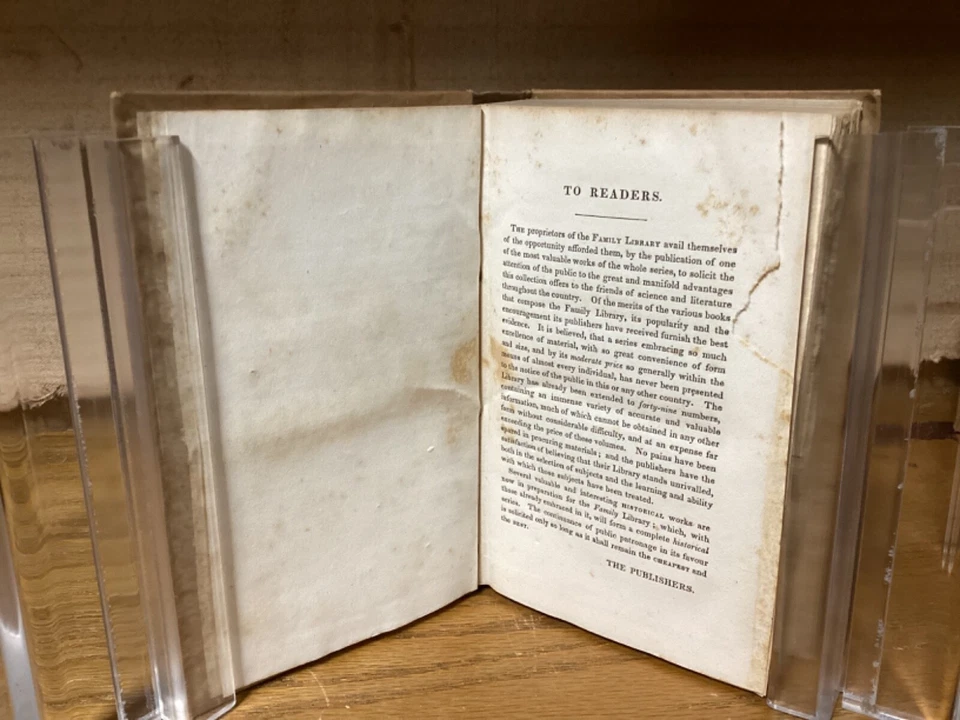 1832 Harper’s Family Library No. XLIX - History Of British India - 3 Vols. - Image 3 of 4