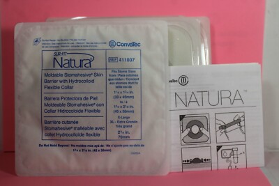 5 /five CONVATEC 411807 XL 2 3/4'' 70mm SurFit Natura Stomahesive Ostomy Barriers