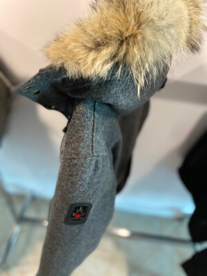 Goose Arctic Bay Canada Antarctica Down wool Parka Exrem coyote