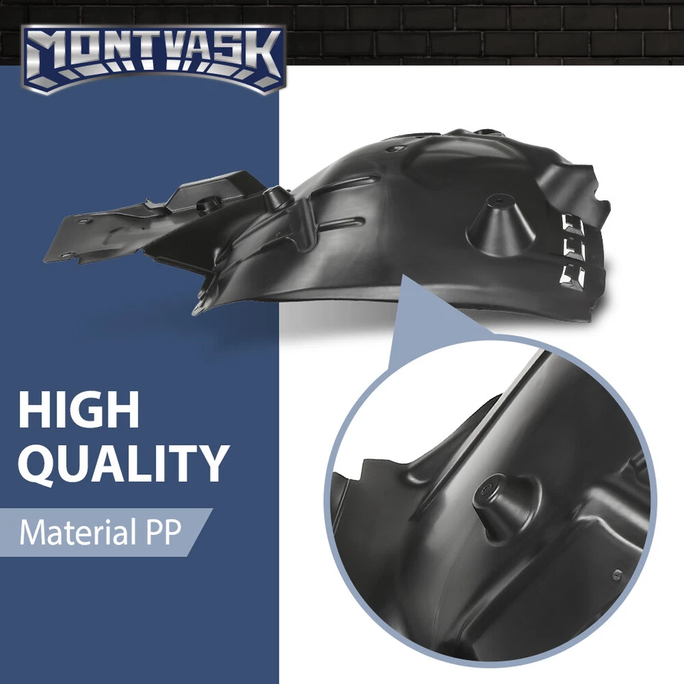 Front Right Fender Liner Rear Section Fit For 2015-2017 Mercedes-Benz C Class Foto 4 de 4