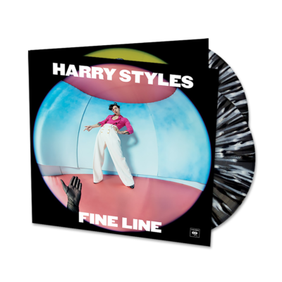 Harry Styles Fine Line Limited Black & White Splatter 2LP Vinyl
