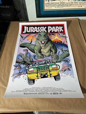 Mondo Artist William Stout Jurassic Park Limited Edition Screen