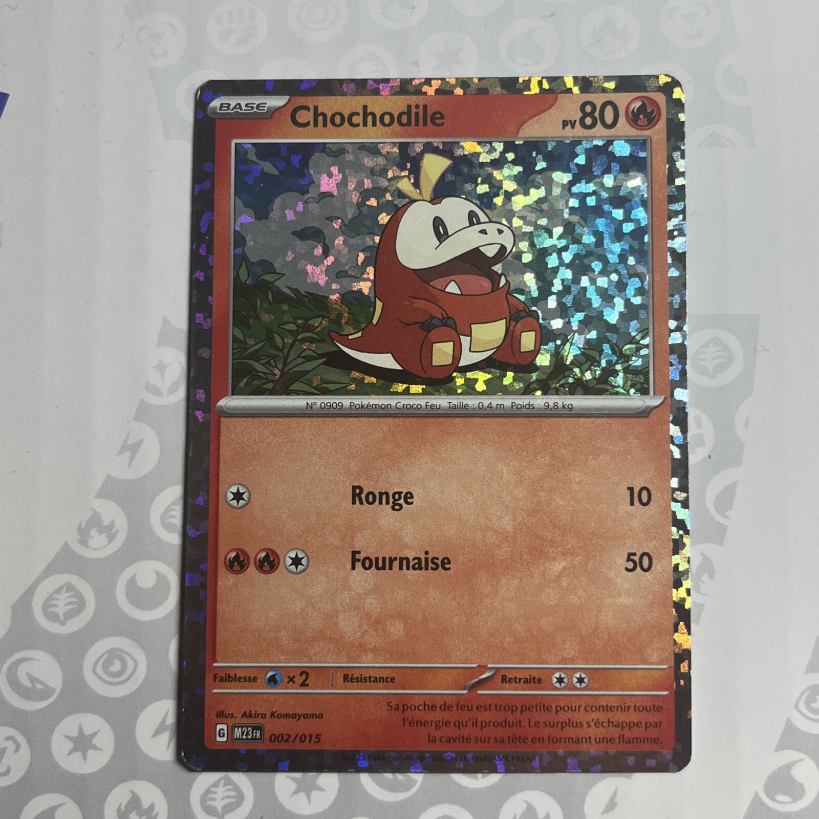 002/015 Chochodile - Mc Donald’s 2023 - Pokemon Card Holo