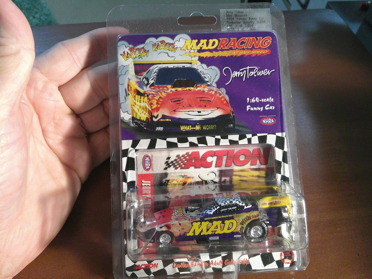 Jerry Toliver Mad Magazine 1998 Pontiac Funny Car NHRA 1:64 Action