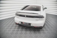 Mittlerer Diffusor Heck Ansatz DTM Look FüR Peugeot 508 Gt-Line Mk2 Schwarz Hoch