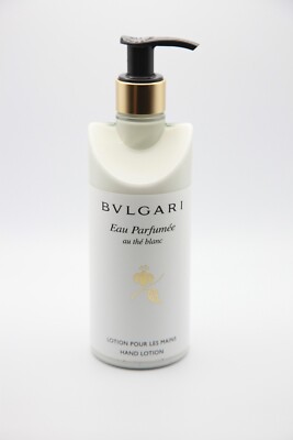 BVLGARI au thé Blanc ( White Tea) Hand Lotion - 10.1 Fl oz / 300mL Pack of 2 NEW