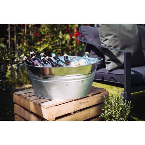 SIENA GARDEN 543530 Zinkwanne Ø51xH25cm verzinktes Blech eBay