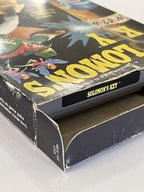 Solomons Key Game NES Nintendo Entertainment System Tecmo Original Boxed