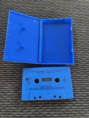 Joe Walsh YOU CAN’T ARGUE WITH A SICK MIND Rare Vintage 1976 Music Cassette - Picture 5 of 8