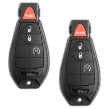 2 Replacement For Jeep Cherokee Remote GQ4-53T 4 Button Key Fob 2014-2023