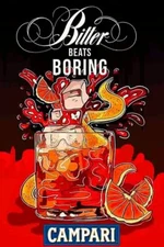 Poster poster poster advertising aperitif Cordial Campari print 50x70 cm.