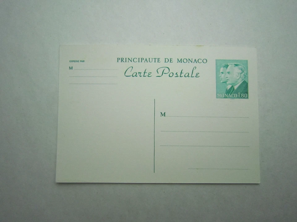 LOT DE 5 ENTIER POSTAL MONACO CARTE POSTALE - Photo 3/4