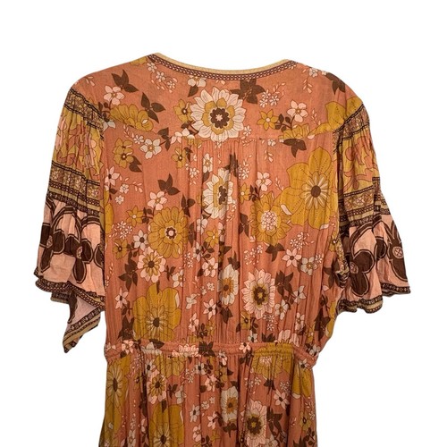Spell & The Gypsy Dress Size Large Buttercup Gown Sunrise Floral Maxi - Picture 7 of 14